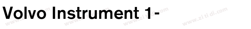 Volvo Instrument 1字体转换